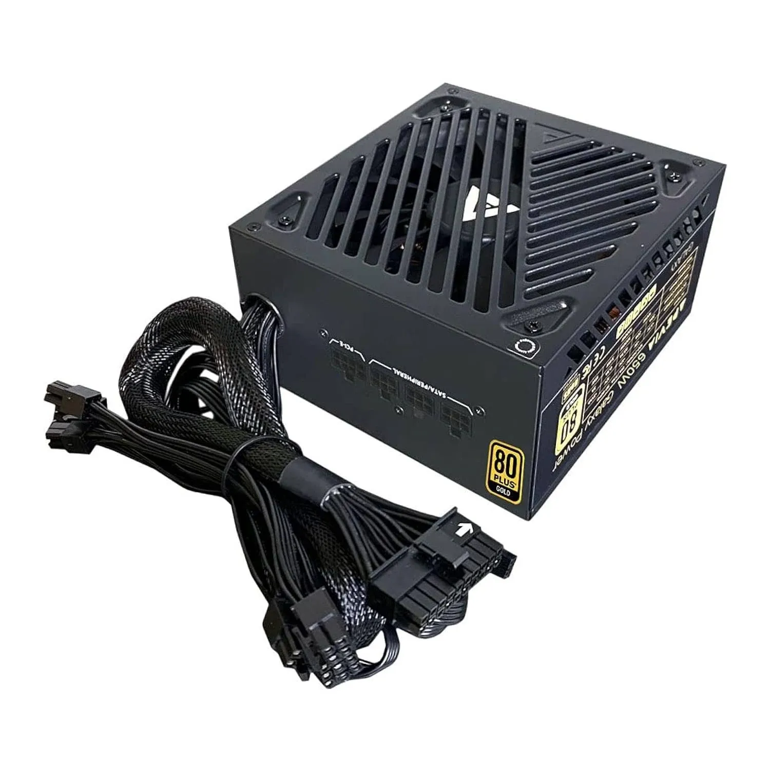 Galaxy 650W 80+ Gold Certified Active Pfc Atx Semi-Modular Gaming Power Supply