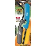 Bic Multi-Purpose Classic Edition Lighter & Flex Wand Lighter, 2-Pack (Colors May Vary)