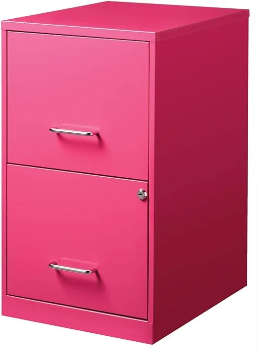 Office Dimensions 18" Deep 2 Drawer Metal File Cabinet