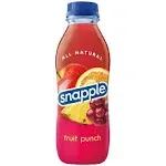 Snapple Fruit Punch Juice Drink Pack of 12