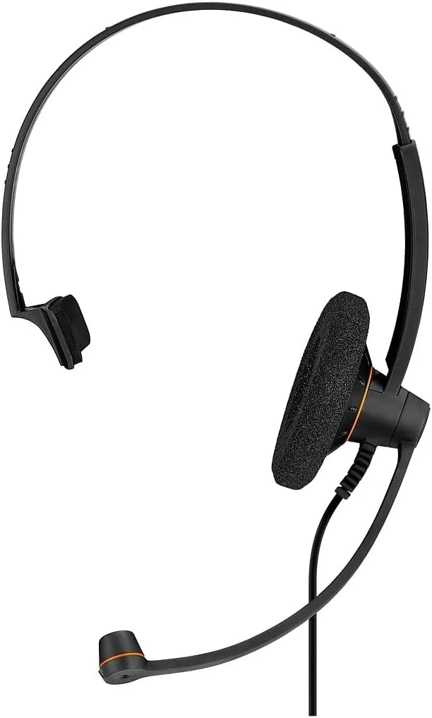 EPOS Sennheiser SC 30 USB ML (504546) - Single-Sided Business Headset | For Skype for Business | with HD Sound, Noise-Cancelling Microphone, & USB Connector (Black)