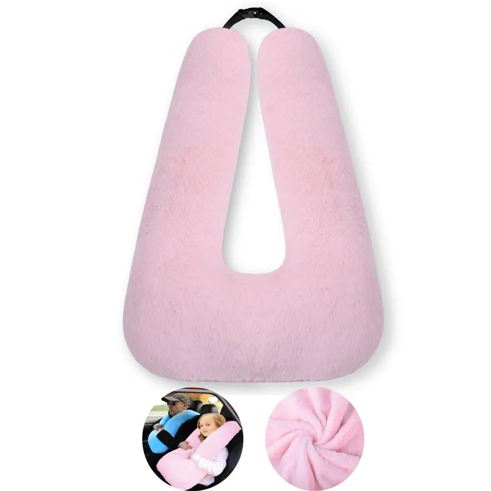 Travel Pillow Travel Pillow Cushion for The Back Seat of Car Car Pillow for K...