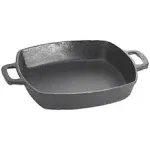 TableCraft Pre-Seasoned 10" Cast Iron Square Fry Pan | Commerical Quality for Restaurant or Home Kitchen Use, 2 quart, Black