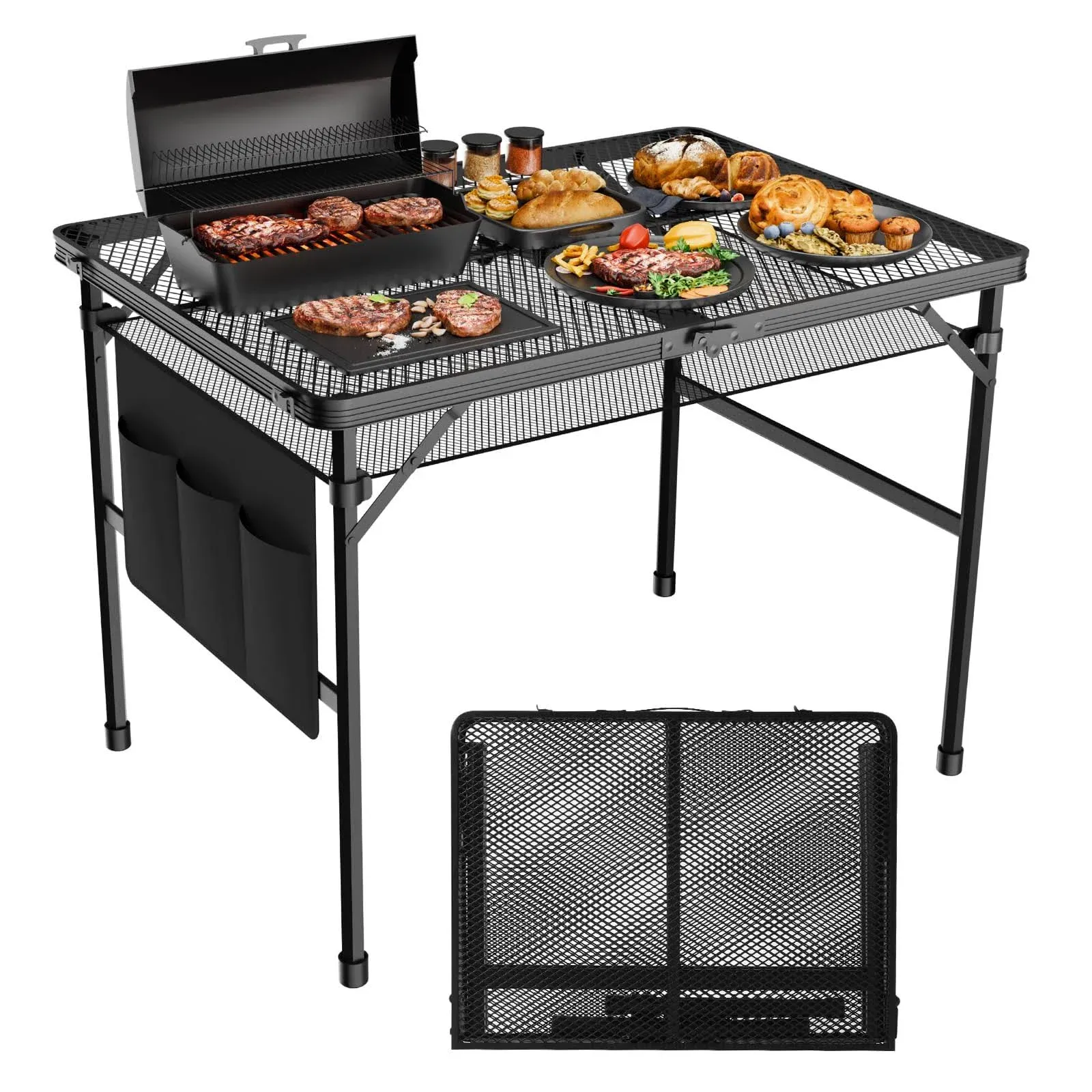 WildFinder 3x2 ft Folding Grill Table