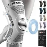 NEENCA Knee Brace with Side Stabilizers &amp; Patella Gel Pads, Adjustable Compressi