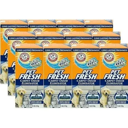 Arm and Hammer Pet Fresh Carpet Odor Eliminator plus Oxi Clean Dirt Fighters, 16