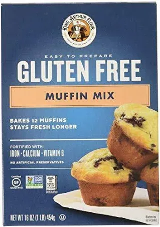 King Arthur Mix Muffin Gf 16 Oz Pack Of 6