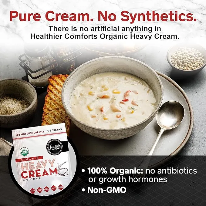 Healthier Comforts Organic Heavy Cream Powder