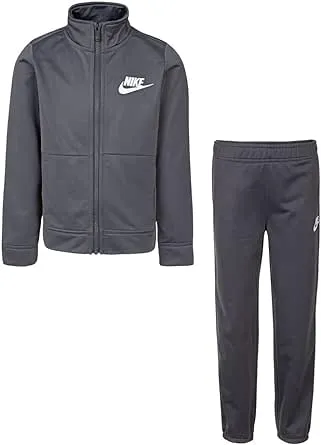 Nike Boy's Futura Tricot Jacket and Pants Set (Anthracite (86E130-G1A) /White, 5)