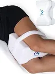 Everlasting Comfort Knee Pillow for Side Sleepers - Memory Foam Leg Pillow for Hip and Back Pain Relief - Comfortable Leg Pillow for Side Sleeping - A