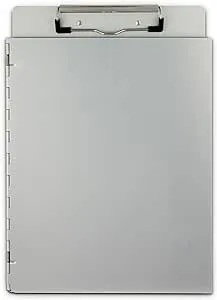 Saunders Recycled Aluminum Portfolio Clipboard – Letter Size File Holder with Privacy Cover. School Supplies