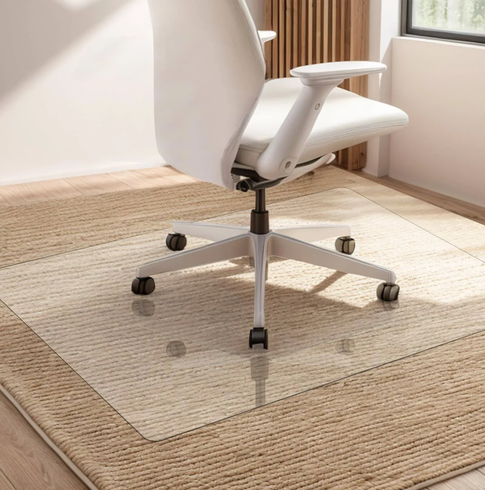 Office Chair Mat for Carpet, 47&#034;x32&#034; Heavy Duty (1/7&#034; Thick) Flat Shipping, C...