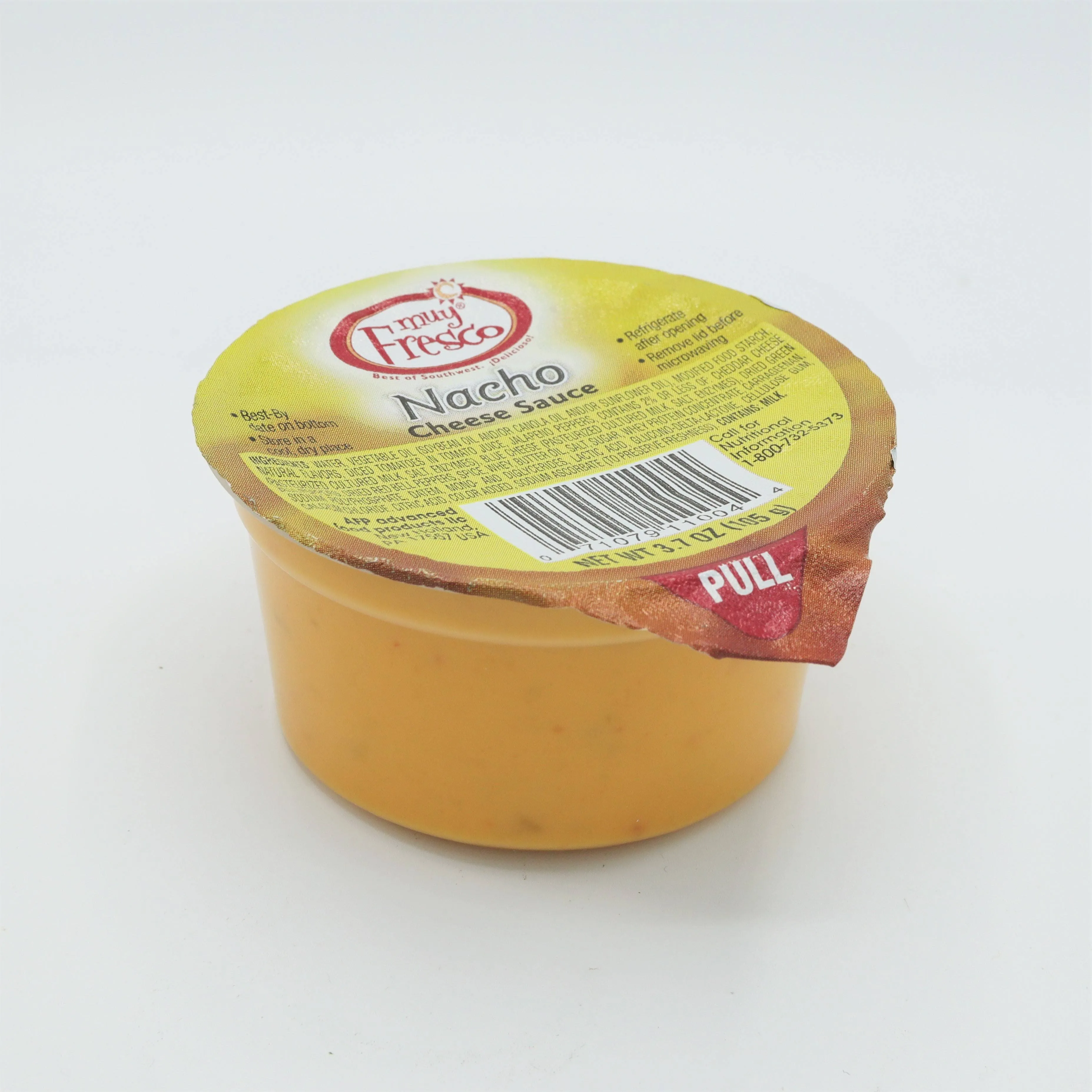 Muy Fresco 3.8 oz. Microwavable Nacho Cheese Sauce Cup , 30/Case