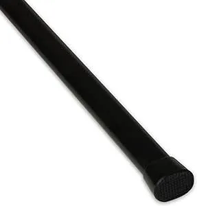 Rod Desyne Oval Spring Tension Rod 36"-60", Black, 36-60"