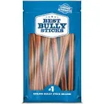 Best Bully Sticks 12 Inch Odor Free Bully Sticks for Dogs, 12 Pack - 100% Natural, Grass-Fed Beef, Digestible Bully Bones, Grain and Rawhide Free, Odorless Dog Bully Sticks for Large Dogs