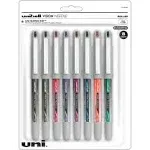 uni-ball Vision Needle Stick Roller Ball Pen, Assorted Colors