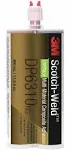 3M DP6310NS Scotch-Weld Composite Urethane Adhesive Green, 400 ml Duo-Pak, 6 per Case