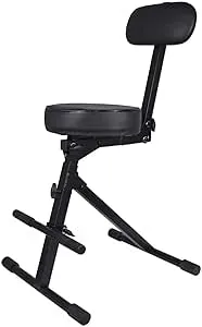 Rockville RDS42 Portable DJ/Guitar/Drum/Keyboard Padded Throne/Chair Adjustable