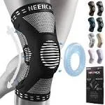 NEENCA Professional Knee Brace, Compression Knee Sleeve with Patella Gel Pad & Side Stabilizers, Knee Support Bandage for Pain Relief, Medical Knee