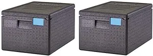 Cambro EPP180SW110 Black Cam Go Box Top Loading Catering Box Case of 1