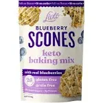 Livlo Blueberry Scone Keto Baking Mix - Low Carb Snack - 2g Net Carbs - Fast, Easy and Delicious Keto Friendly Food - 10 Servings