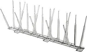 Bird B Gone Plastic Bird Spikes - 20 ft L x 5 in W - Clear