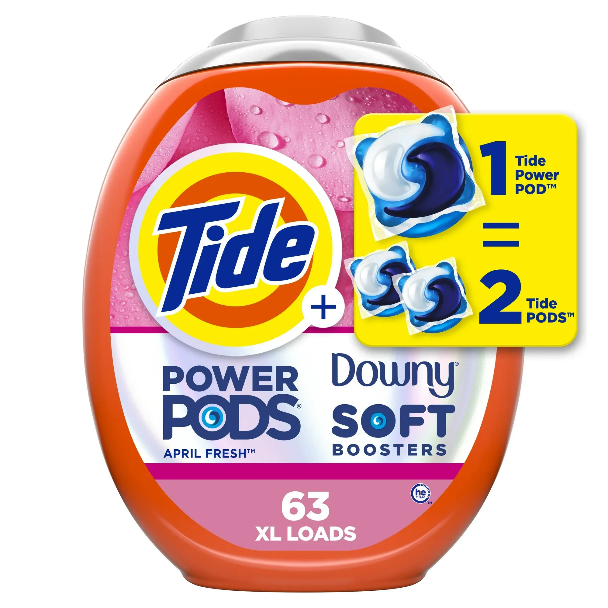 Tide Power Pods with Downy Laundry Detergent