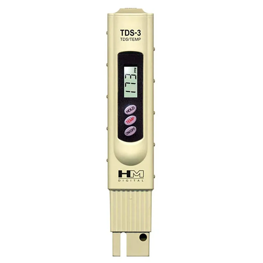 HM Digital TDS-3 Handheld TDS Meter SAVE $$ W/ BAY HYDRO $$