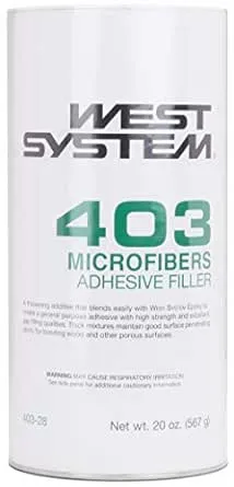 WEST SYSTEM 403-28 Microfibers, 20 oz