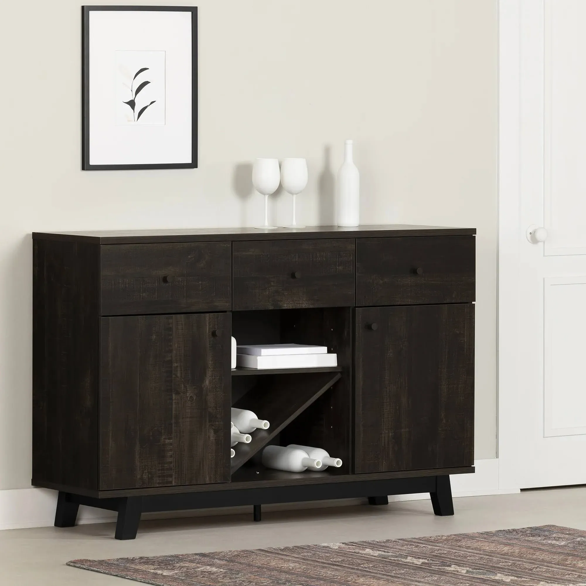 Buffet with Wine Storage Bellami South Shore