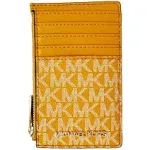 Michael Kors Jet Set Travel Medium Top Zip Card Case