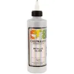 Chefmaster 9 oz. Metallic Silver Airbrush Color