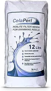 CelaPerl Perlite Filter Aid Diatomaceous Earth Alternative Swimming Pool & Spa Filtration