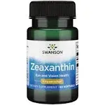 Swanson Zeaxanthin 4 Milligrams 60 Sgels