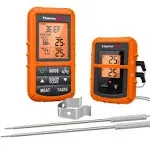 ThermoPro TP-20 500FT Wireless Meat Thermometer with Dual Meat Probe, Digital Cooking Food Meat Thermometer Wireless for Smoker BBQ Grill Thermometer, 2.67 x 4.94 x 1.10"