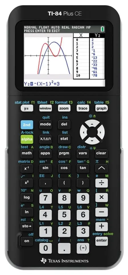 Texas Instruments TI-84 Plus CE Graphing Calculator