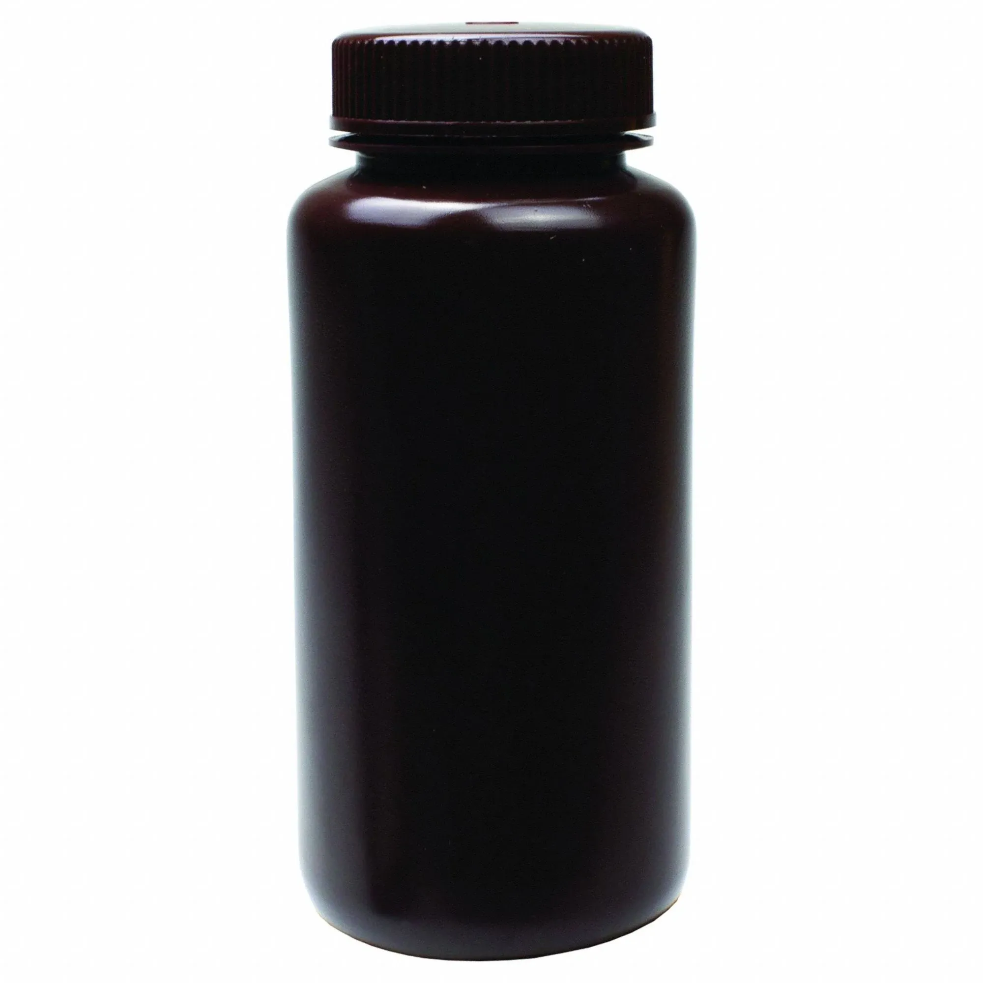 United Scientific 33465 Reagent Bottle - Wide Mouth - 500 mL, Amber, H