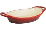 Lodge Oval casserole, 2 Quart, Red