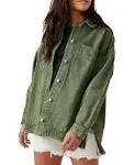 Free People Madison City Twill Jacket