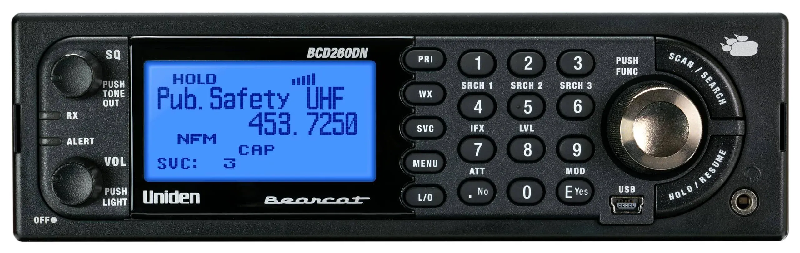 Uniden BCD260DN 1,000 Channel Narrow Band Digital Scanner