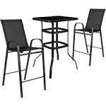 Advika 3 Piece Outdoor Bar Height Set