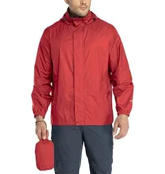 33,000ft Men's Packable Lightweight Waterproof Rain Jacket