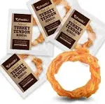 Afreschi Turkey Tendon Dog Treats Premium All-Natural Hypoallergenic Dog Chew Treat Easy to Digest Alternative to Rawhide Ingredient Sourced