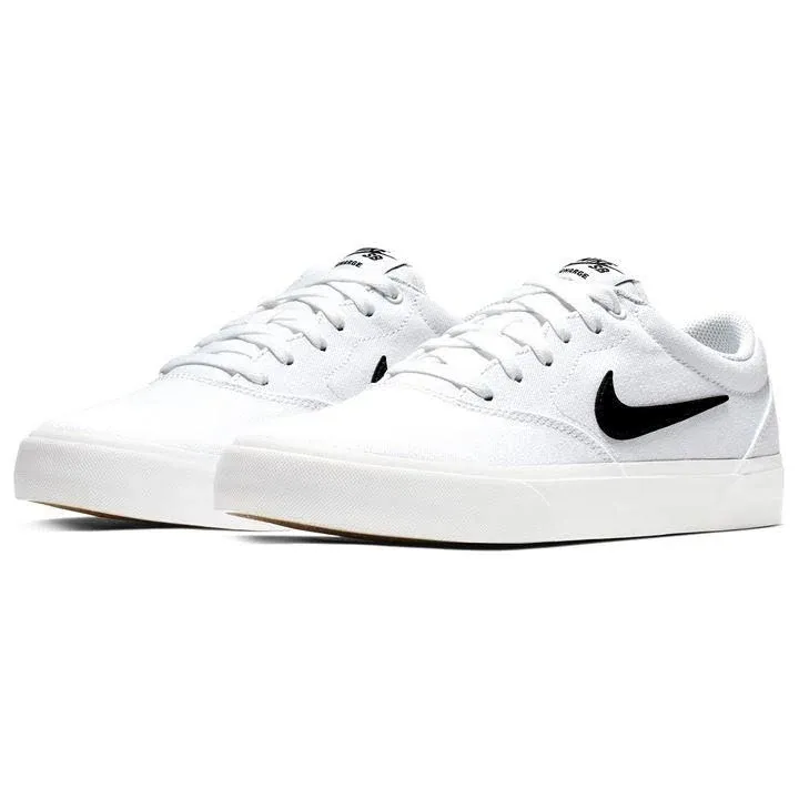 Nike SB Charge Canvas Men's Skate Shoe Size 10 (White)