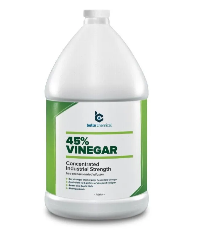 45% Pure Vinegar - Concentrated Industrial Grade (1-Gallon)