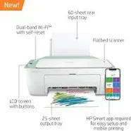 HP DeskJet 3772 All-in-One Wireless Color Inkjet Printer - Instant Ink Ready