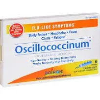 Boiron Oscillococcinu<wbr/>m for Relief of Flu Symptoms of Body Aches, Headache, Fever