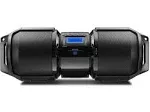 Sharp GX-BT9X Large Portable Bluetooth BoomBox Speaker,Matte Black