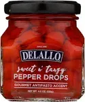 Delallo Pepper Drops, Sweet n' Tangy - 4.3 oz