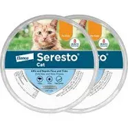 Bayer Seresto 8 Month Flea & Tick Prevention Collar for Cats